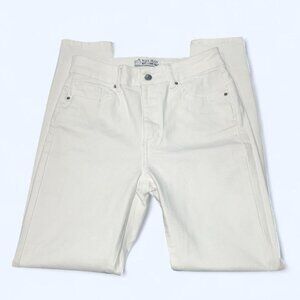 Wax Jean Butt I Love You!" White Jeans